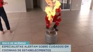 Especialista alerta sobre riscos de incêndio com gás de cozinha