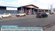 Obras na Avenida Lourenço Vieira da Silva causam alterações no trânsito em SL