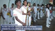 Arthur Azevedo recebe a 1ª Orquestra Quilombola de Berimbaus do Maranhão