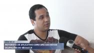 Motorista por aplicativo é uma das novas ocupações da última década 