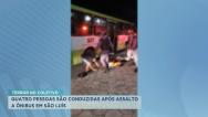 PM conduz suspeitos de assalto a ônibus em São Luís