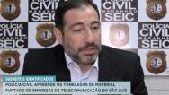 PC recupera mais de 100 toneladas de material furtado de telecomunicadoras em São Luís