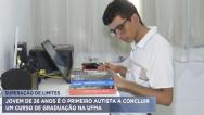 Jovem de 26 anos é o primeiro aluno autista a concluir curso de graduação na UFMA