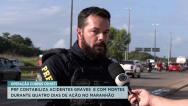 PRF contabiliza acidentes graves com oito mortes durante feriado de Corpus Crhist