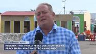 Preparativos para a festa junina da Praça Maria Aragão estão avançando
