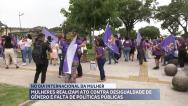 Mulheres se reúnem em ato contra desigualdade de gênero em São Luís