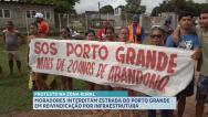 Moradores do Porto Grande interditam estrada em protesto por falta de infraestrutura