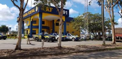 PRF flagra em São Luís ônibus transportando eleitores para o interior