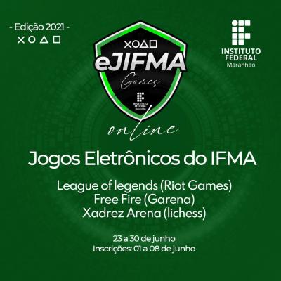 IFMA abre seleção de monitores dos e-JIFMA Games 2021