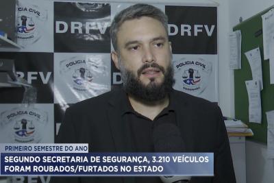 SSP registra quase 3.210 veículos furtados no Maranhão