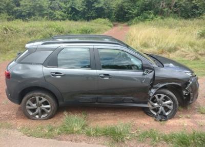Colisão deixa uma pessoa ferida na BR-135 na cidade de Santa Rita