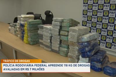 PRF apreende 118 kg de entorpecentes em São Luís
