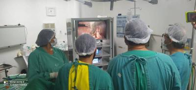 Socorrão I realiza primeira cirurgia por vídeo na rede municipal de São Luís
