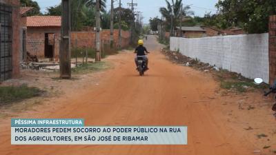 Na Rua dos Agricultores, Moradores reclamam de infraestrutura
