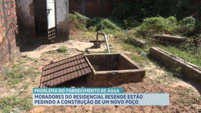 Moradores reclamam de abastecimento de água na Vila Embratel