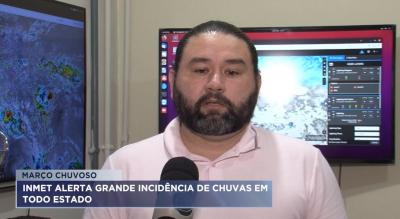 Instituto Nacional de Meteorologia alerta grande volume de chuva para março