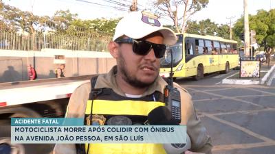 Motociclista morre atropelado após colidir com ônibus no Filipinho