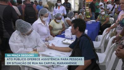 Atendimentos na área da saúde marcam Ação Resgate no Centro de São Luís