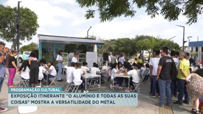 Exposição promove a arte por meio de obras feitas em alumínio