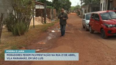 Moradores reclamam de pavimentação no bairro Vila Maranhão