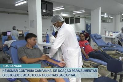 Hemomar continua campanha de doação de sangue devido ao baixo estoque