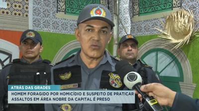 Suspeito de praticar assaltos em área nobre da capital é preso