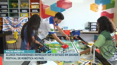 Alunos representam o Maranhão em festival de robótica