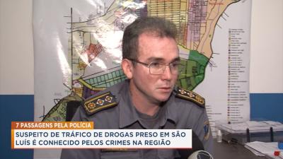 Suspeito de tráfico de drogas preso no bairro da Cohab