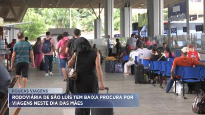 Dia das Mães: Rodoviária de São Luís tem baixa procura pra a data