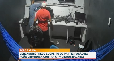 Vereador é detido suspeito de participação na ação criminosa contra TV Cidade Bacabal