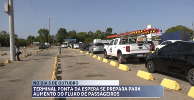 Terminal da Ponta da Espera se prepara para aumento do fluxo de passageiros