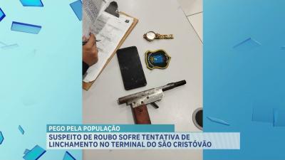 Suspeito de roubo a ônibus é preso no terminal do São Cristóvão