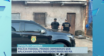 Polícia Federal apreende criminosos que aplicavam golpes previdenciários no Maranhão