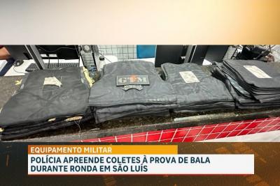 Policia Militar apreende 54 placas Balísticas no São Cristóvão