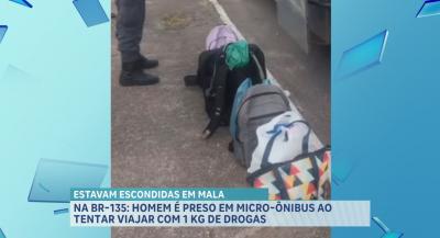 Mais de 1 kg de droga é apreendido durante barreira policial realizada em São Luís
