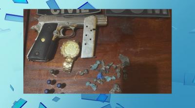 Polícia conduz investigado por posse ilegal de arma de fogo em Turiaçu