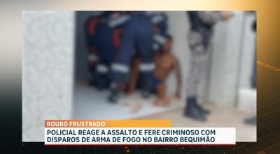 Suspeito é baleado ao tentar assaltar PM à paisana no Bequimão