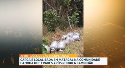 Polícia recupera 20 botijões de gás roubados na Vila Maranhão, em São Luís