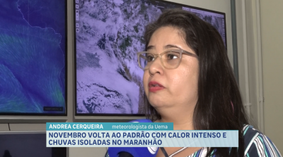 Calor deve predominar na maior parte do mês de novembro