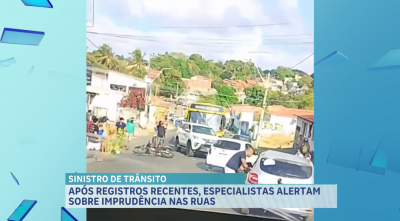 Imprudência é a principal causa de sinistros de trânsito