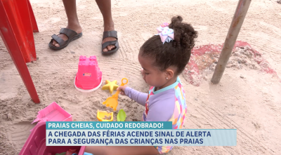 Criança na praia? Veja os principais cuidados