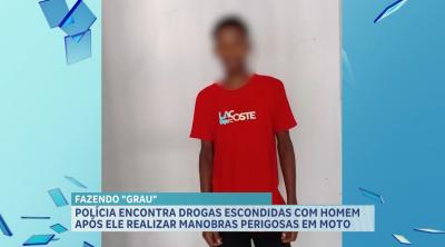 Suspeito é preso por tráfico de drogas e direção perigosa em São João Batista, no MA