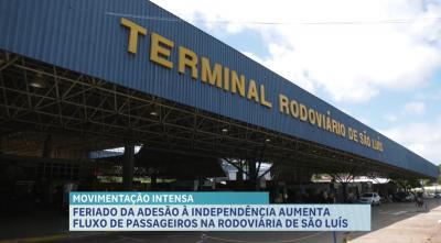 Feriado da adesão à independência aumenta fluxo de passageiros na rodoviária da capital