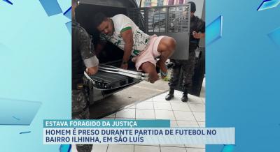 Foragido da Justiça é preso no bairro da Ilhinha, em São Luís