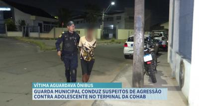 Homens são conduzidos por suspeita de agressão a menor de idade dentro de terminal