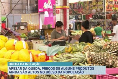 Apesar da queda da inflação, preços de alguns produtos ainda estão pesando no bolso