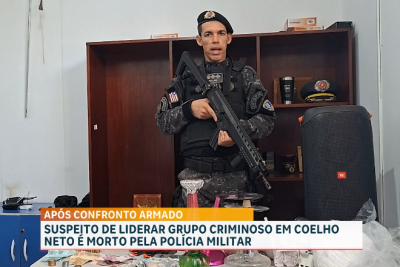 Homem morre durante confronto com a PM em operação contra o crime em Coelho Neto