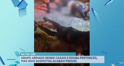 Presos suspeitos de assalto na MA-203, nas proximidades do elevado da Raposa