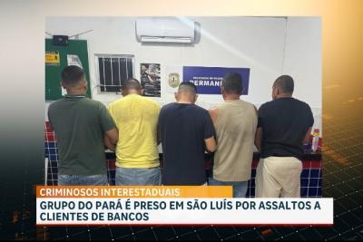 Polícia prende cinco suspeitos de aplicar golpes da “saidinha bancária” em São Luís