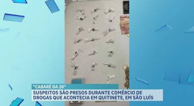 PM conduz suspeitos de tráfico de drogas no Cohatrac, em São Luís